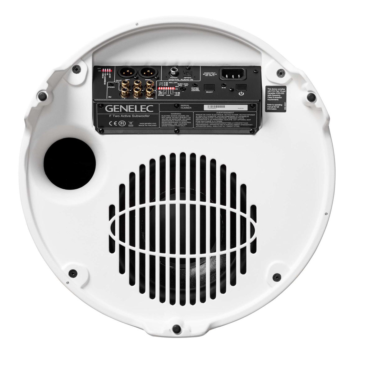 Caisson de basses actif F Two Blanc