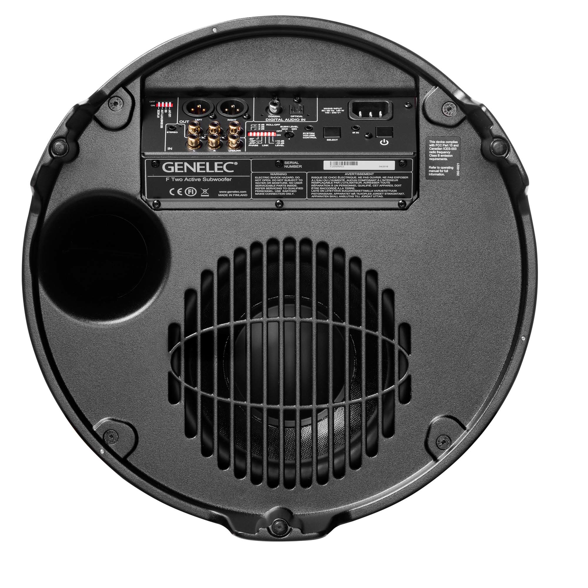 Caisson de basses actif F Two noir